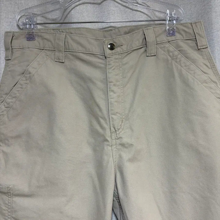 [BUNJANG] Carhartt B147 Original Fit Carpenter Shorts Beige W36 / 칼하트 B147 오리지널핏 카펜터 쇼츠 베이지 W36