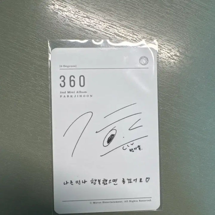 [BUNJANG] 360 Degrees Version Photocard / 360 0 Degrees ver.