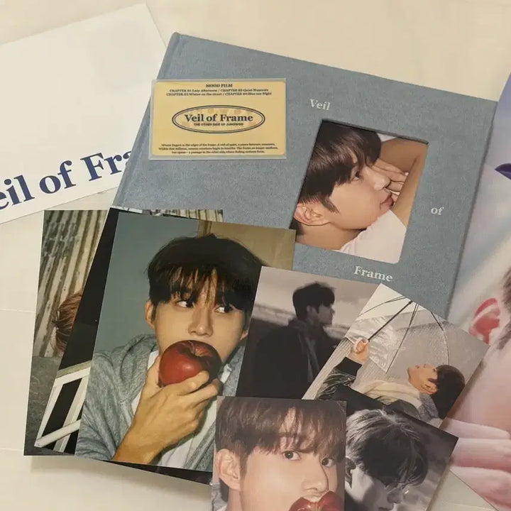 [BUNJANG] NCT 127 Jungwoo Veil of Frame Photobook Album / 엔시티127 정우 veil of frame 포토북 앨범 미개봉 양도 인형