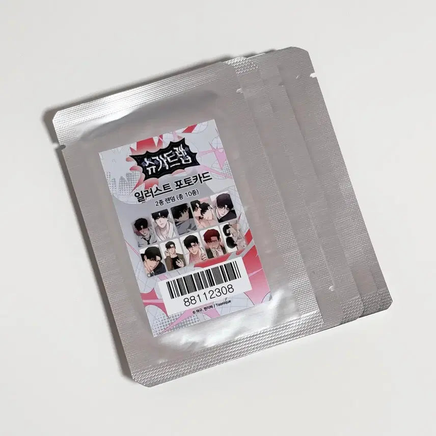 [BUNJANG] SUGA Trap Illustration Photocard Postcard Set (Lucky Draw POB) / 미개봉) 슈가트랩 일러스트 포카 포토카드 투니크 팝업 특전 엽서