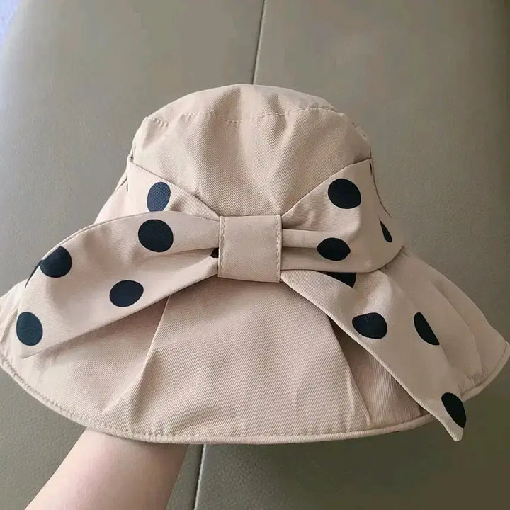 [BUNJANG] Ribbed Brim Sun Hat / 햇빛 차단 리본 챙이 모자 (새것)