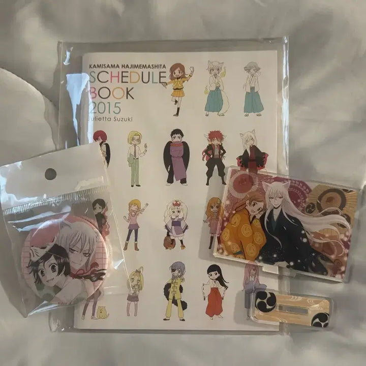 [BUNJANG] Kamisama Kiss Tomoe Classic Diary Acrylic Can Badge Bundle Set / 오늘부터 신령님 오신령 고전 다이어리 아크릴 캔뱃지 일괄