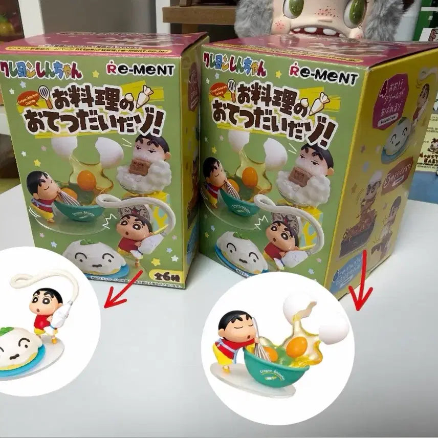 [BUNJANG] Crayon Shin-chan Re-Ment Cooking Series 2 &amp; 4 Bundle (Sealed) / 게시글 확인) 미개봉) 짱구 리멘트 쿠킹 2번 4번 일괄