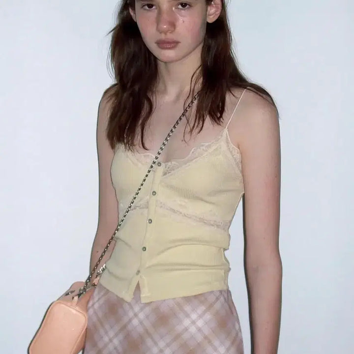 [BUNJANG] MinuteMute Zara Sleeveless Top XS / 미닛뮤트 자라 나시 탑XS