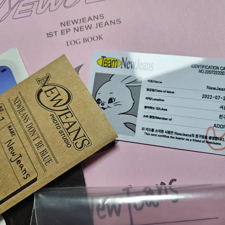 [BUNJANG] NewJeans Blue Book Group (No Photocard) / 뉴진스 블루북 단체 (포카없음)