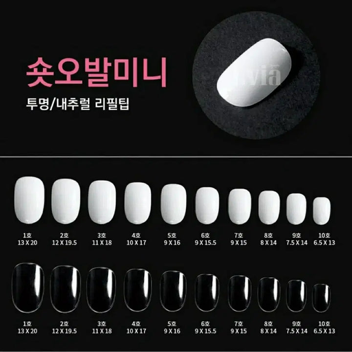[BUNJANG] Handmade Gel Nail Tips (10 Pieces) / 수제 네일팁