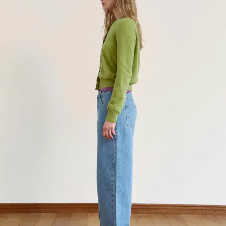[SOLD OUT] 시엔느 Old fashioned Denim Pants (Blue)