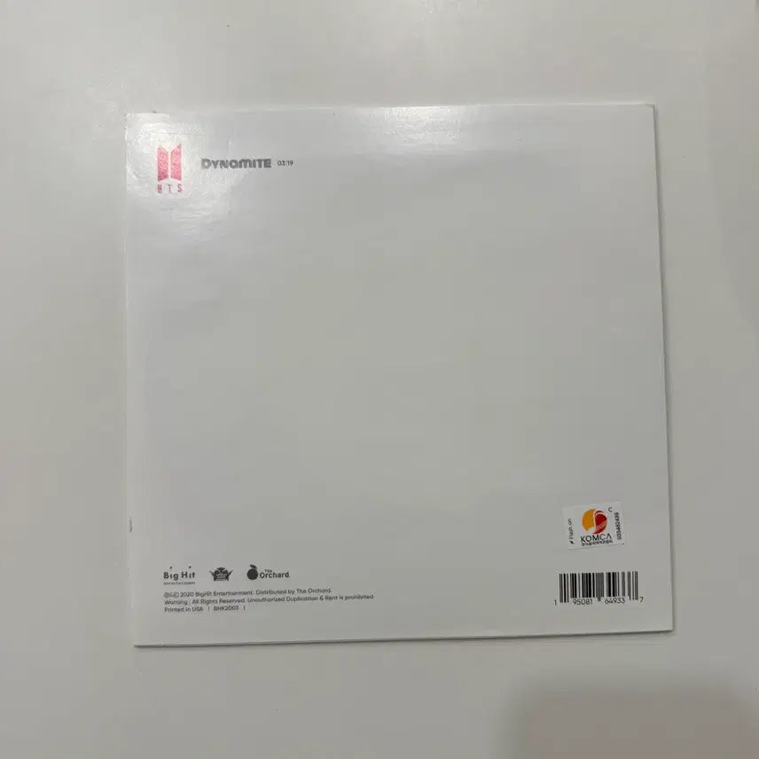 [BUNJANG] BTS Dynamite LP / 방탄소년단 BTS 다이너마이트 LP