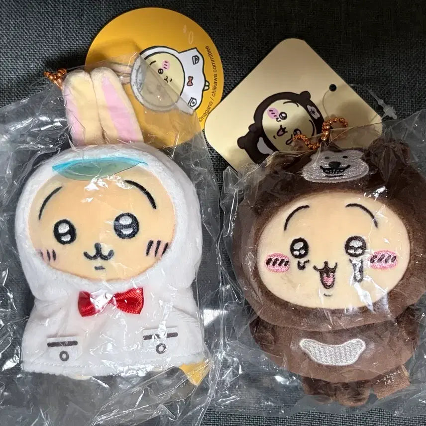[BUNJANG] Chiikawa Usagi Raincoat &amp; Malay Bear Usagi Bundle Set (Sealed) / 치이카와 우비우사기&amp;말레이곰 우사기 미개봉 일괄양도