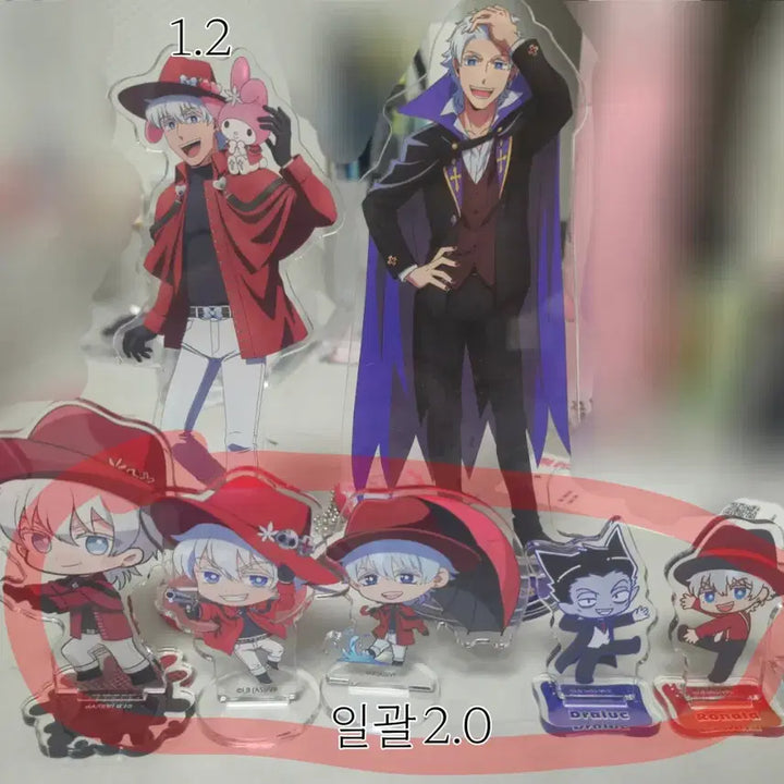 [BUNJANG] Sanrio Tsumamare Strap - Onsen Ronald Deluke (Round Marked Set) / 흡툭죽 로널드 드라루크 아크릴