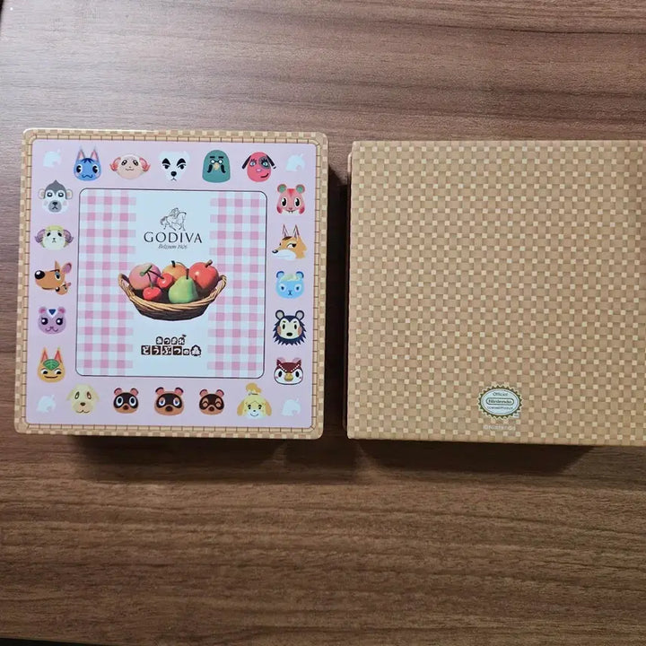 [BUNJANG] Godiva x Animal Crossing Collaboration Chocolate Tin Case / 고디바 동물의 숲 콜라보 초콜릿 틴케이스 틴케 동숲 굿즈 보관함 통
