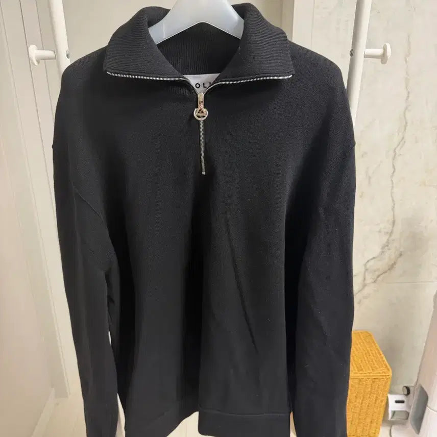 [BUNJANG] Solid Homme Knit Zip-Up Cardigan / 솔리드옴므 니트 집업가디건