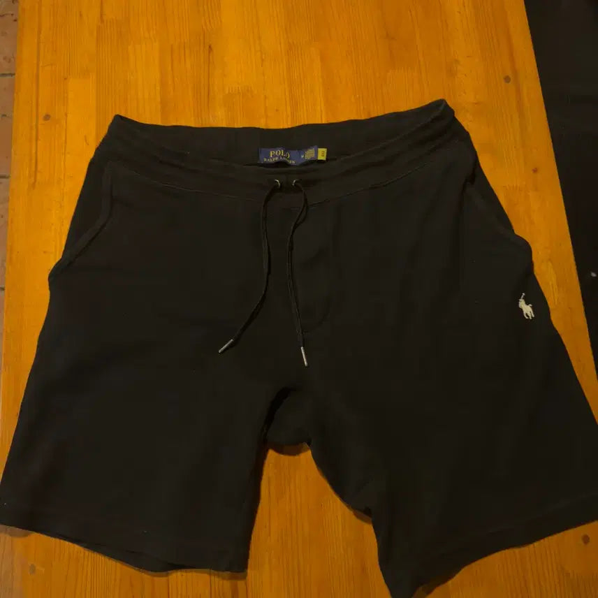 [BUNJANG] Polo Ralph Lauren Twill Cargo Shorts Black Size M / 폴로랄프로렌 밴딩 반바지 검정