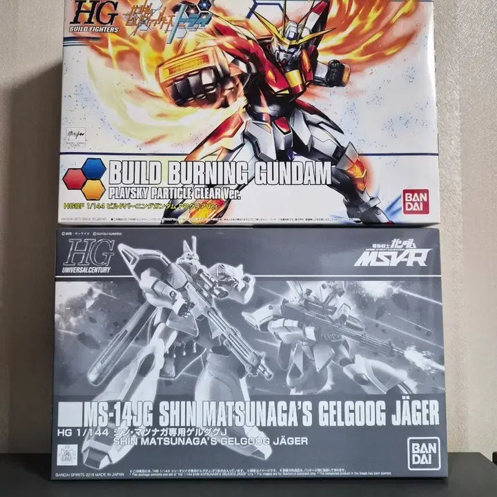 [BUNJANG] Gundam Build Burning Gundam (Pearl Clear Ver.) &amp; Shin Matsunaga&