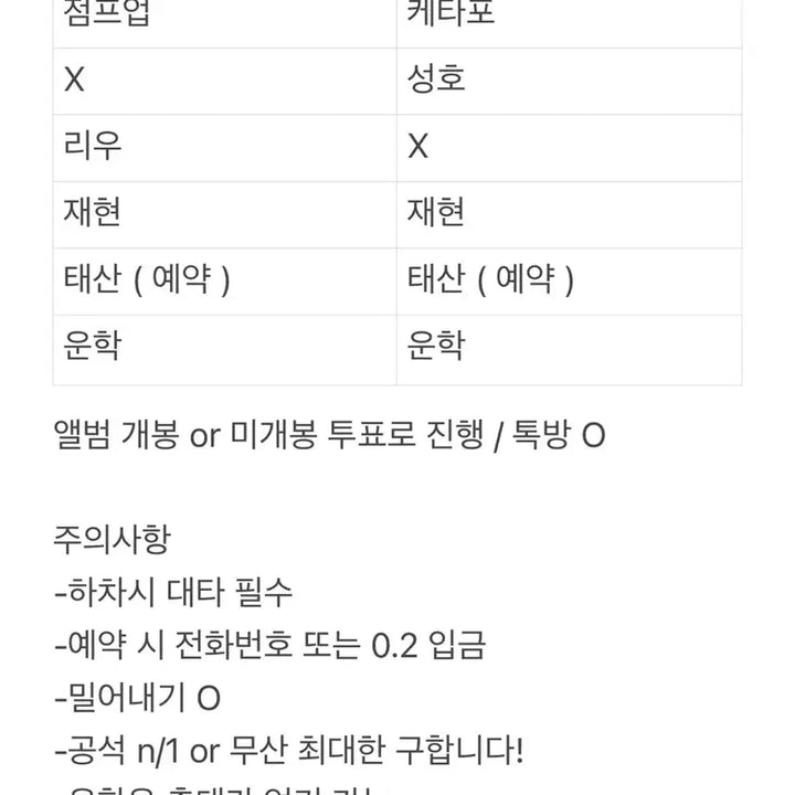 [BUNJANG] BOYNEXTDOOR Lucky Draw Jump Up Ktown4u Split Set / [리우] 보이넥스트도어 홈 앨범 럭키드로우 점프업 케타포 분철