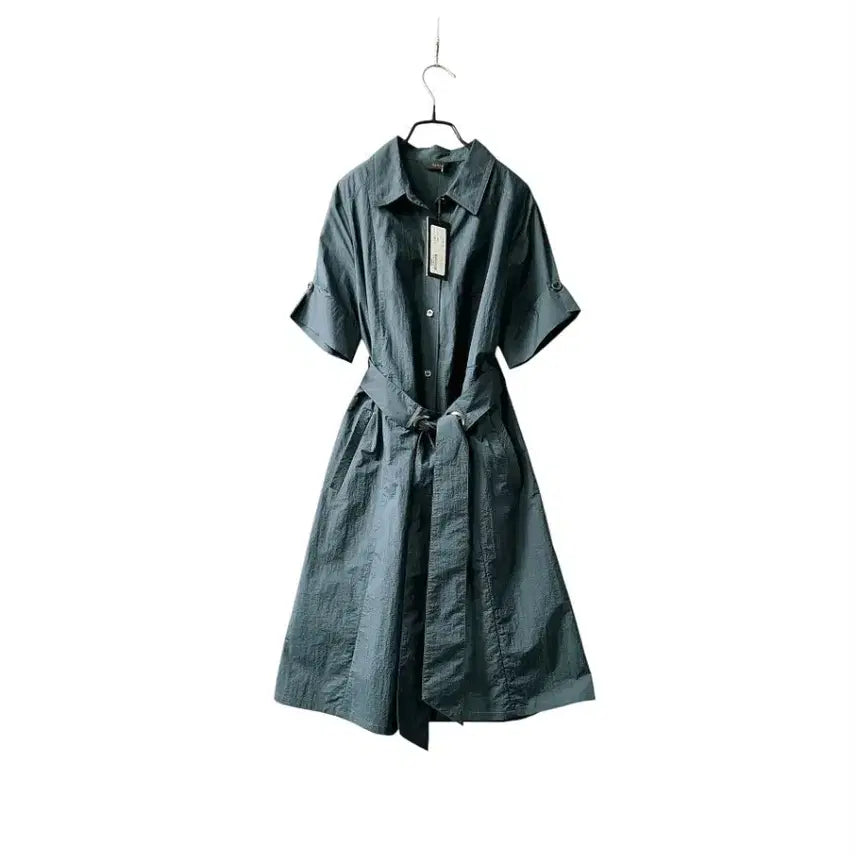 [BUNJANG] The I.Z. Belt Shirt Dress / 새상품/ 더아이잗 벨트 셔츠 원피스
