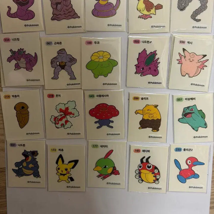 [BUNJANG] Pokemon Stickers Assorted / 매일 갱신) 포켓몬 띠부씰 여러종류