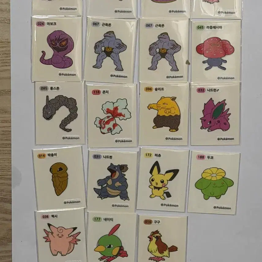 [BUNJANG] Pokemon Stickers Assorted / 매일 갱신) 포켓몬 띠부씰 여러종류