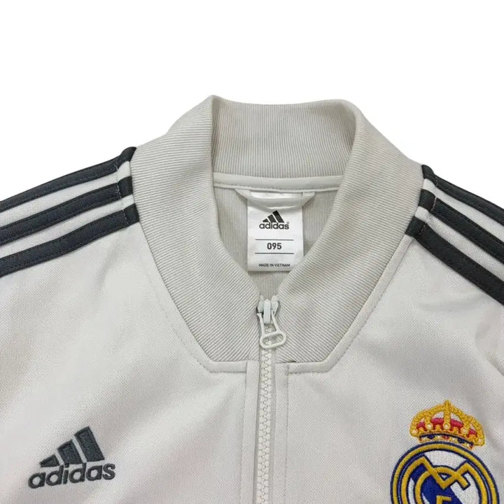 [BUNJANG] Adidas Real Madrid Track Top Football Jersey White (M) / 아디다스 레알마드리드 트랙탑 축구져지 화이트 (M)