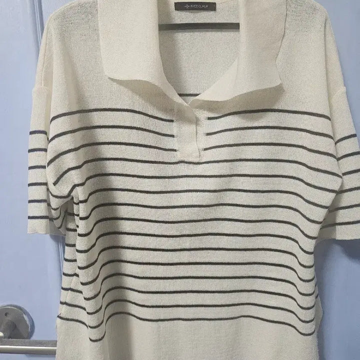 [BUNJANG] Nice Clau Stripe Knit / 나이스클랍 단가라 니트