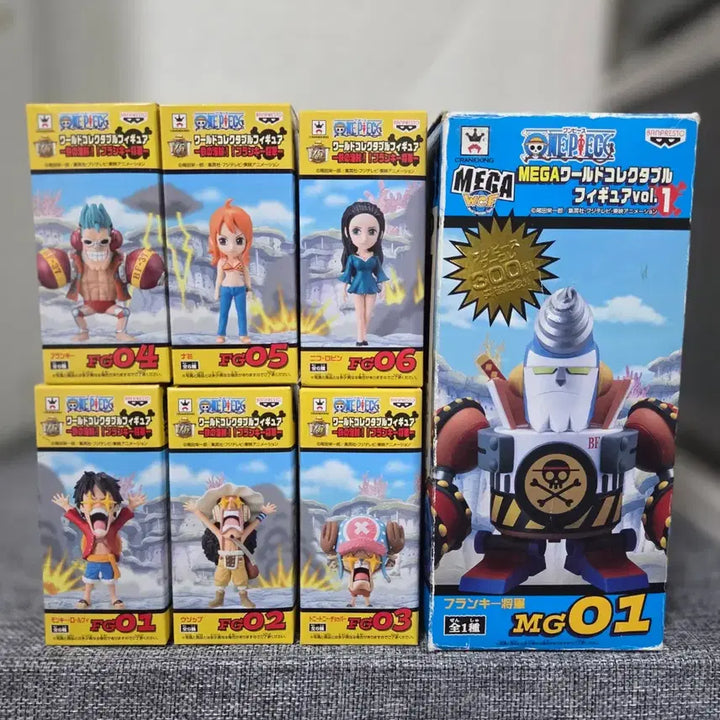 [BUNJANG] One Piece World Collectable Figure Iron Pirate Full Set / [월콜 WCF] 원피스 월콜 철의 해적 풀셋 판매
