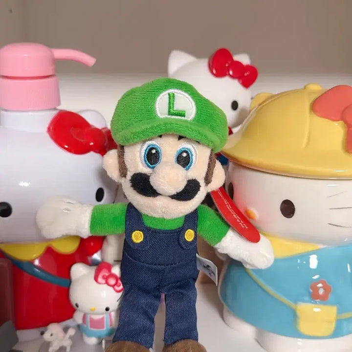 [BUNJANG] Nintendo Luigi Plush Keychain / 닌텐도 루이지 인형 키링