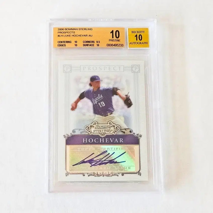 [BUNJANG] Luke Hochevar Autographed MLB Baseball Card (BGS 10) / MLB 루크 호체이버 친필 싸인카드(오토)