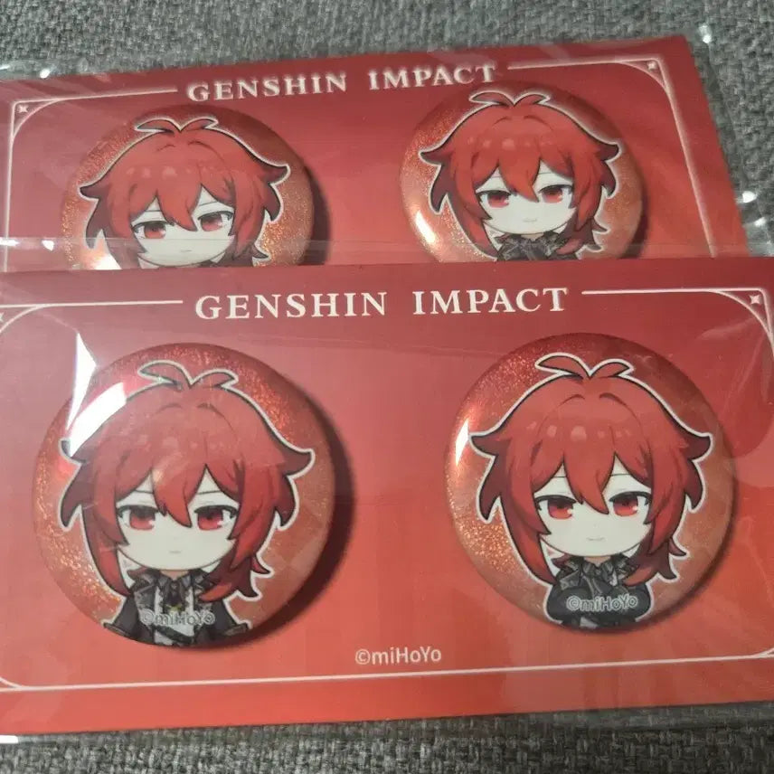 [BUNJANG] Genshin Impact Diluc Mini Can Badge / 원신 다이루크 미니 캔뱃지