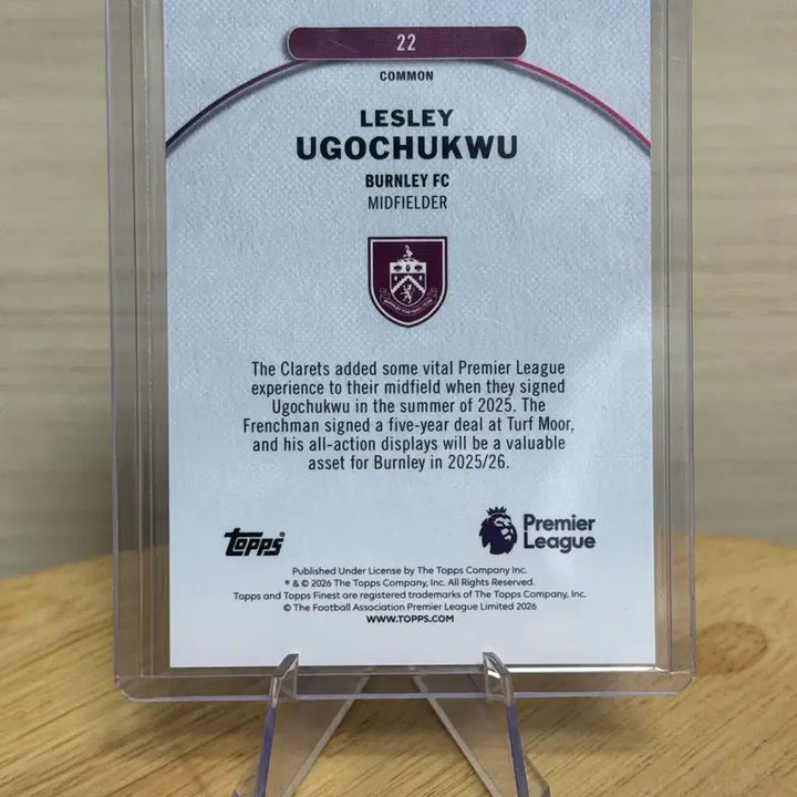 [BUNJANG] Tops Finest "Lezlie") "Ugochuchu" 99 Limited Edition Card / 탑스 파이니스트 레슬리 우고추쿠우 99한정