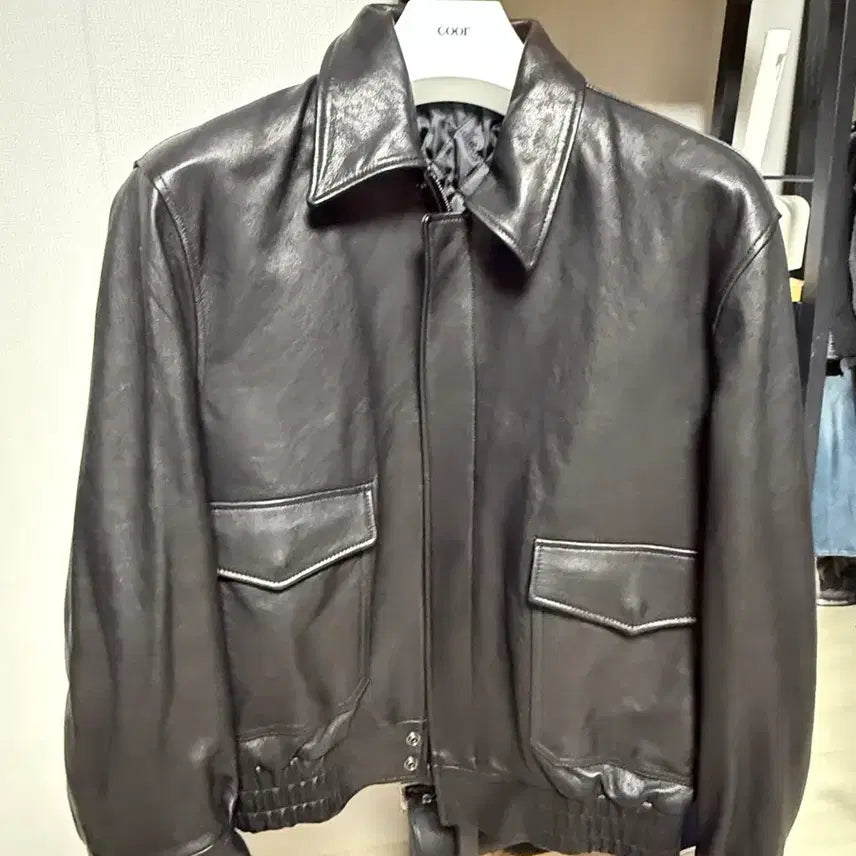 [BUNJANG] Coar Vegetable Leather A-2 Jacket (Size M) / 쿠어/베지터블 레더 A-2 자켓 M 사이즈
