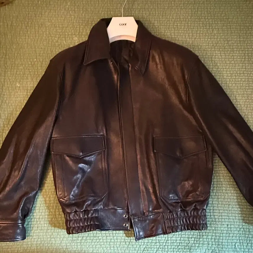 [BUNJANG] Coar Vegetable Leather A-2 Jacket (Size M) / 쿠어/베지터블 레더 A-2 자켓 M 사이즈