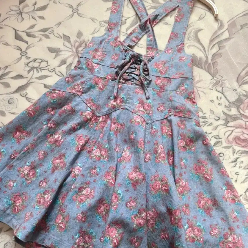 [BUNJANG] Liz Lisa Hanagara Corset Dress Floral Princess / 리즈리사 고전 하나가라 코르셋 원피스 히메카지 히메갸루 라떼갸루 플로럴