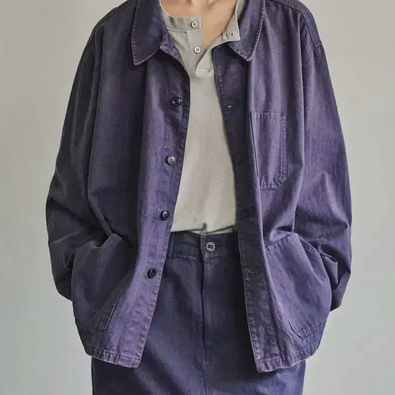 [SOLD OUT] 이얼즈어고 HBT 프렌치 워크자켓