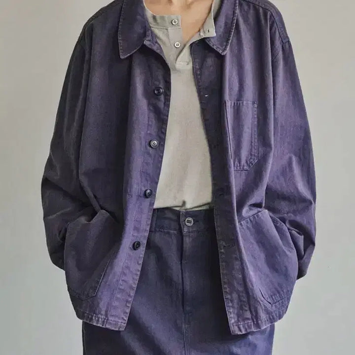 [SOLD OUT] 이얼즈어고 HBT 프렌치 워크자켓
