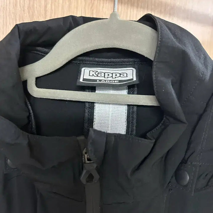 [BUNJANG] Kappa Windbreaker Jacket Black / 카파 바람막이 자켓 블랙 100