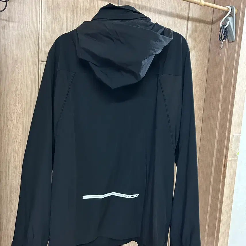 [BUNJANG] Kappa Windbreaker Jacket Black / 카파 바람막이 자켓 블랙 100