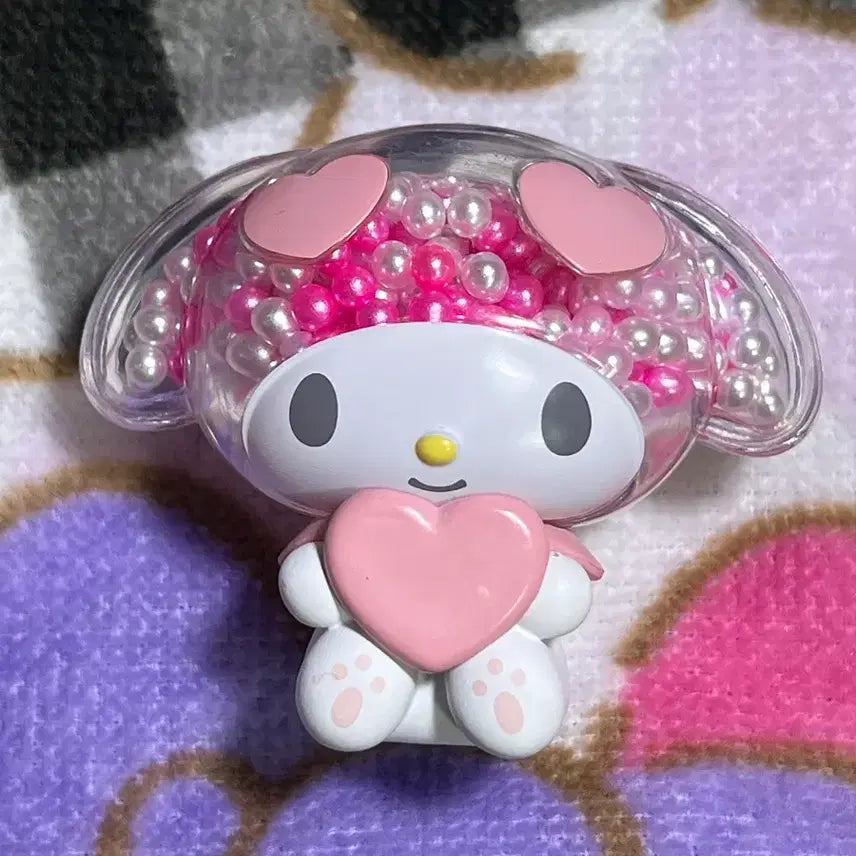 [BUNJANG] Sanrio My Melody Heart Ball Shaker Figure / 산리오 마이멜로디 하트 볼 샤카샤카 피규어 가챠