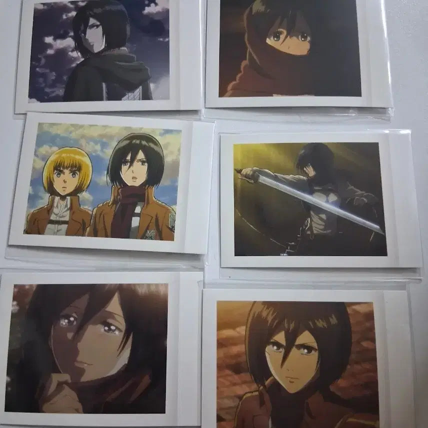 [BUNJANG] Attack on Titan Mikasa Card Bundle Set / 진격의거인 미카사 카드 일괄판매
