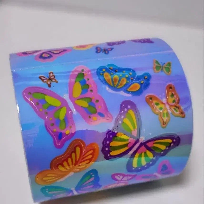 [BUNJANG] SandyLion Pearly Butterfly 25-Cut Roll Sticker / 급전) 샌디라이온 펄리 나비 25컷 롤