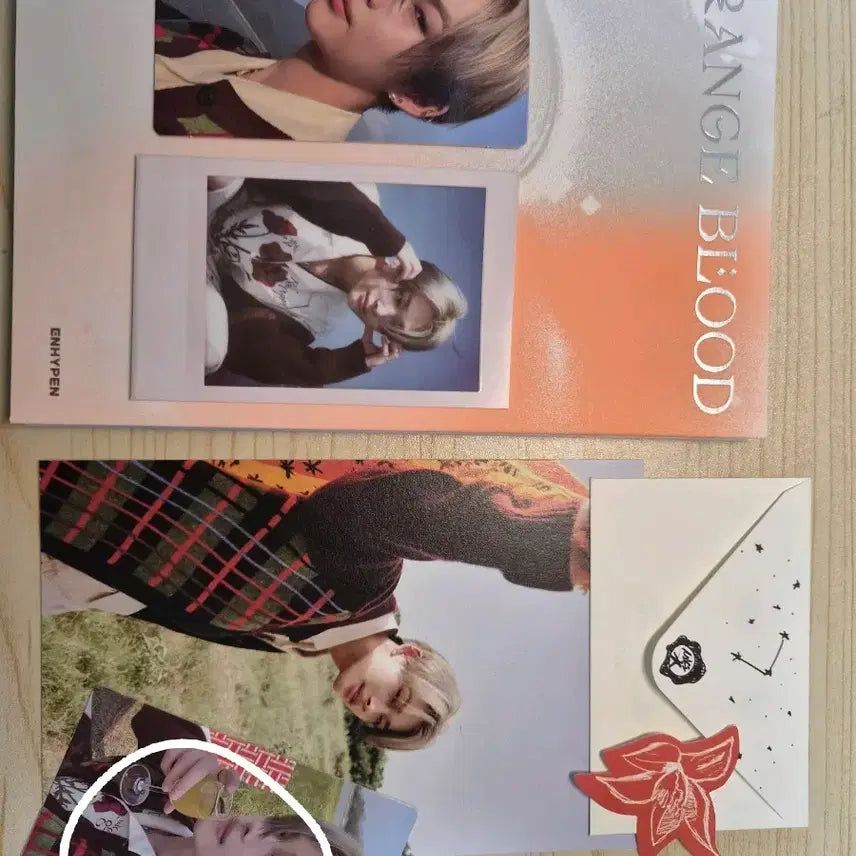 [BUNJANG] ENHYPEN NI-KI Orange Blood - Engine Ver. Photocard / 엔하이픈 니키 오렌지블러드 엔진반