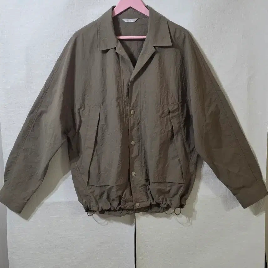 [BUNJANG] TIME Khaki Shirt Jacket Size 100 / 정품 타임(TIME) 카키색 셔츠 자켓 100