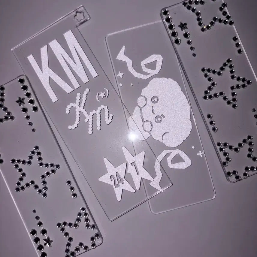 [BUNJANG] TWS Kyungmin "Official Lightstick" Acrylic Reflective Sticker Bundle Set / [일괄] 투어스 tws 경민 응원봉 아크릴 반사스티커