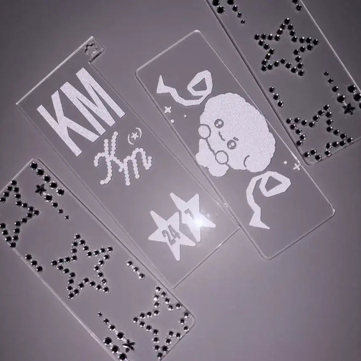[BUNJANG] TWS Kyungmin "Official Lightstick" Acrylic Reflective Sticker Bundle Set / [일괄] 투어스 tws 경민 응원봉 아크릴 반사스티커