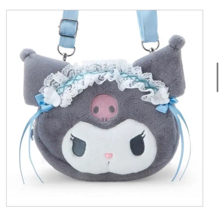 [BUNJANG] Sanrio My Melody Kuromi Face Bag (Unsealed) / 미개봉) 미즈이로 쿠로미 페이스백
