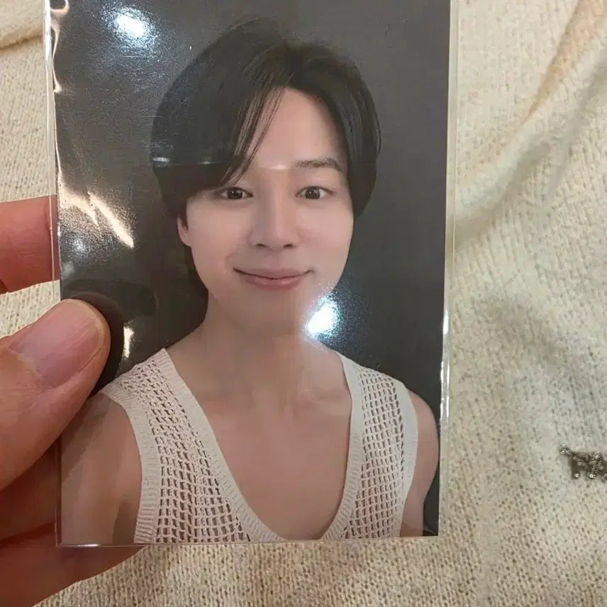 [BUNJANG] BTS Jimin FACE Album Knit (Sealed) - Includes Photocard / BTS 지민 페이스 머치 니트 포카 포함
