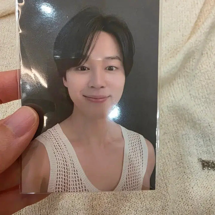 [BUNJANG] BTS Jimin FACE Album Knit (Sealed) - Includes Photocard / BTS 지민 페이스 머치 니트 포카 포함