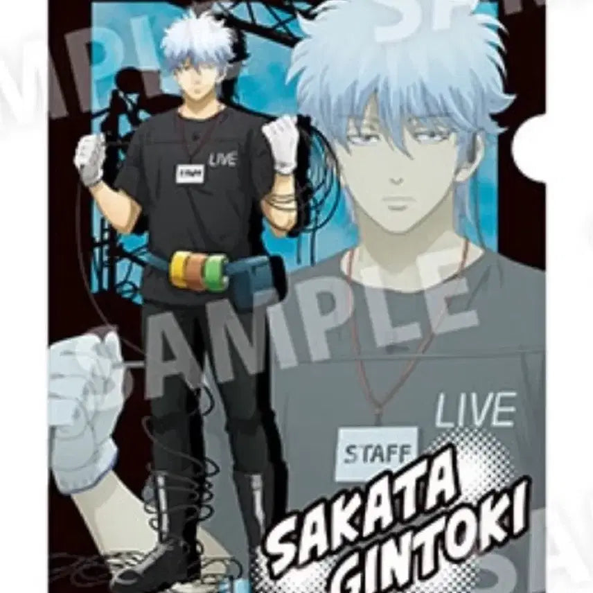 [BUNJANG] Gintama Gintoki Tower Records A4 Clear File / 은혼 긴토키 타워레코드 a4 클리어파일