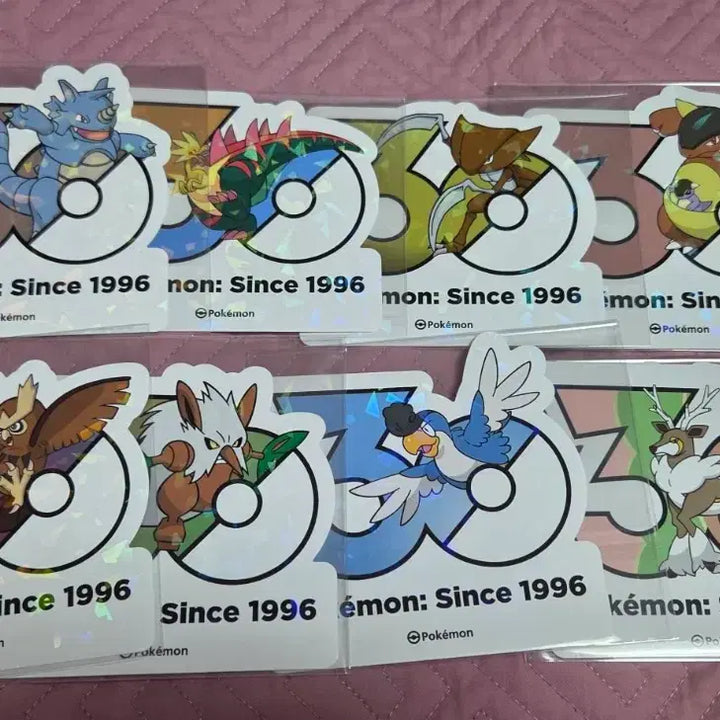 [BUNJANG] Pokemon 30th Anniversary Logo Sticker / 포켓몬 포켓몬스터 30주년 로고스티커