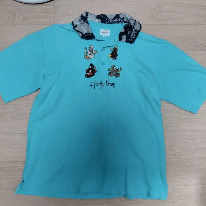 [BUNJANG] CASTELBAJAC SPORT Embroidered Short Sleeve Knit Mint Blue / 까스텔바작 스포츠 민트블루 자수 반팔 니트
