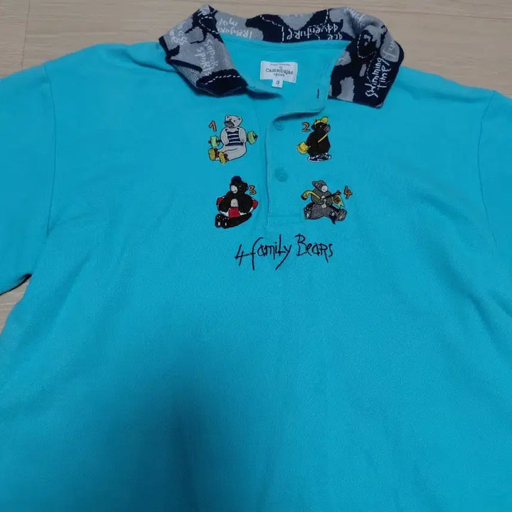 [BUNJANG] CASTELBAJAC SPORT Embroidered Short Sleeve Knit Mint Blue / 까스텔바작 스포츠 민트블루 자수 반팔 니트